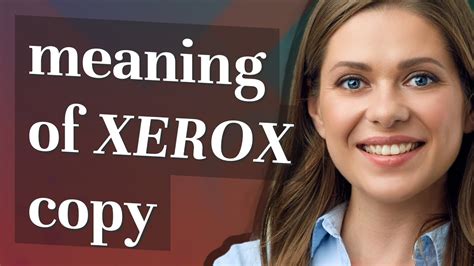xerox copy meaning.